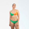Wanda naranja/verde Bikini