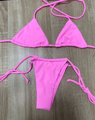 Triángulo Bronceo Rosa Bikini